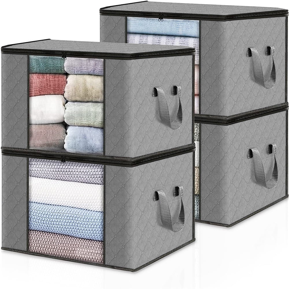 BLUELK Clothes Storage Bags, Large Capacity Storage Organizers for ...