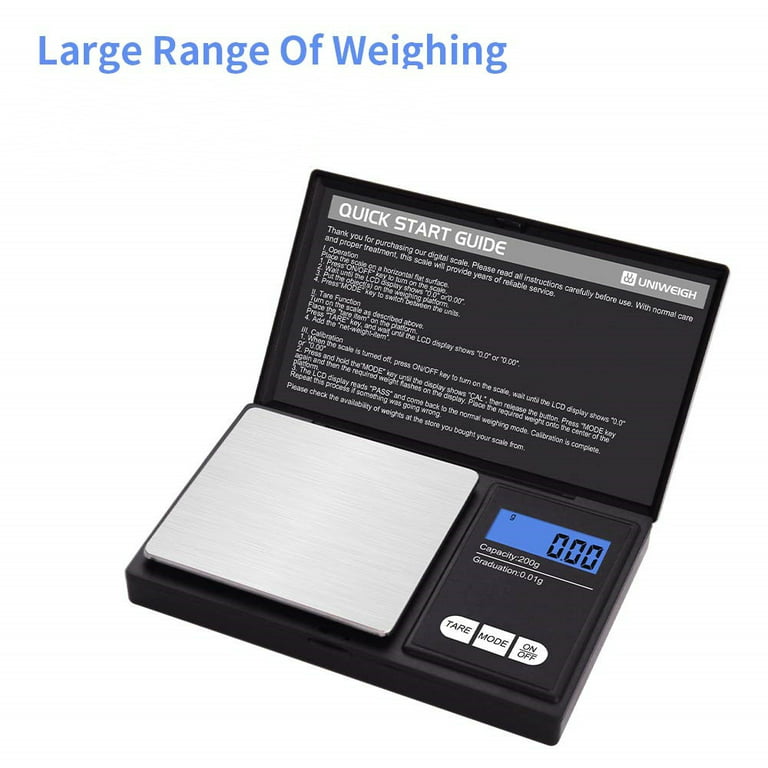 Digital Food Scale, Weight Loss Digital Scale, Weed Scale, Jewelry Scale. Black
