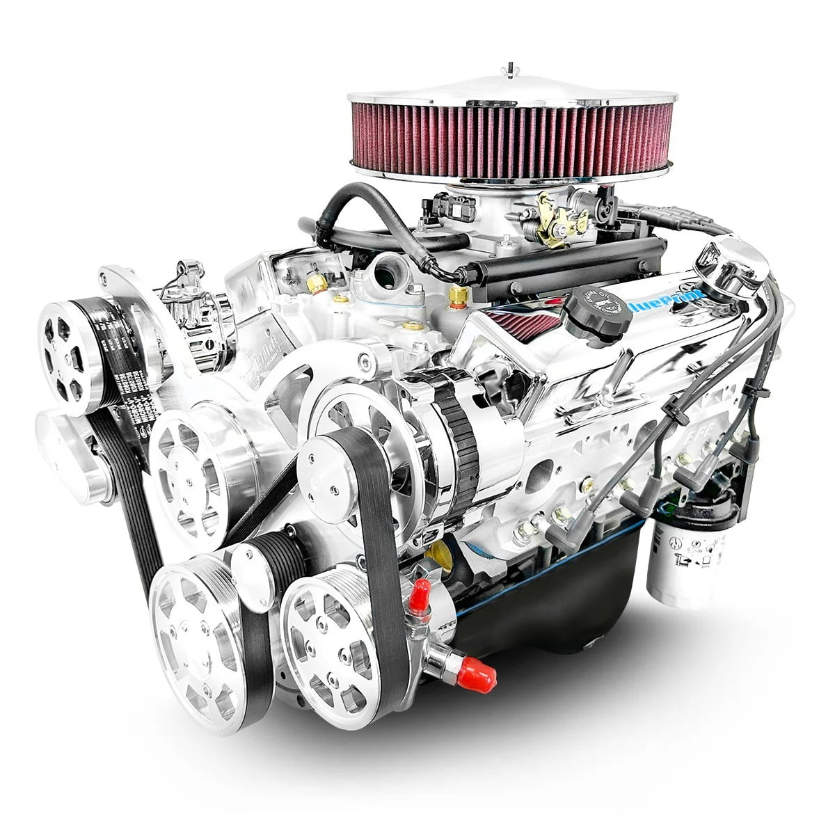 BLUEPRINT ENGINES SBC 383 Crate Engine w/ EFI Dressed w/Pulley Kit partNumber: BP38318MPFIK