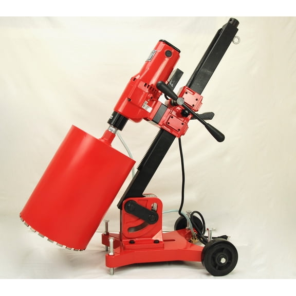 BLUEROCK 12" Z1 LRBT/S Concrete Core Drill w/ Tilting Stand & Large Rolling Base