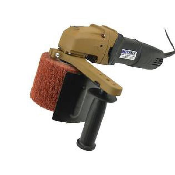 BLUEROCK 120D Large Rolling Wheel Polisher Burnisher for Polishing & Buffing Steel