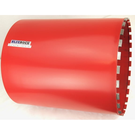 BLUEROCK Pro Series 14" Diamond WET Coring Bit for Concrete Core Drilling cement brick stone rebar