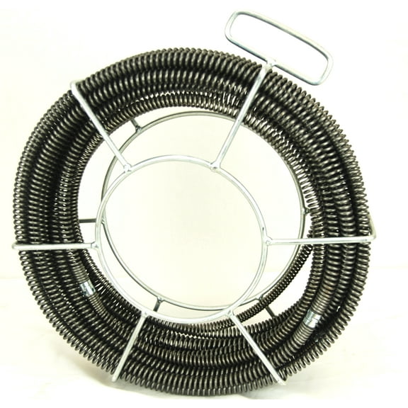 BLUEROCK Model S75 - 60' x 5/8" Sectional Pipe Drain Cleaning Cable QTY 4: 15' Snake fits RIDGID 62270 C8 K50 K60 K75