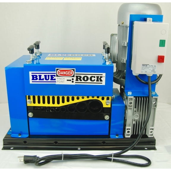 BLUEROCK Model WS-212 Automatic 2HP Electric Multi-Channel Copper Wire Stripping Machine