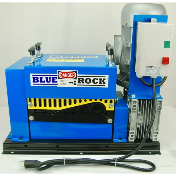 BLUEROCK  Model WS-212 Automatic 2HP Electric Multi-Channel Copper Wire Stripping Machine