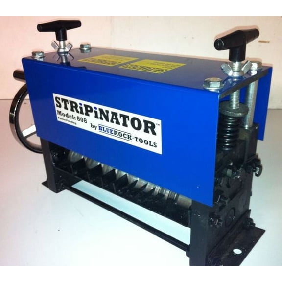 BLUEROCK STRiPiNATOR MWS-808 Manual Wire Stripper w/ Large Hand Crank