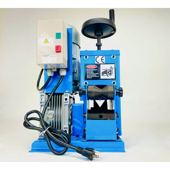 BLUEROCK STRiPiNATOR Model 60 BIG BLADE 1HP Motorized Copper BIG Wire Stripping Machine