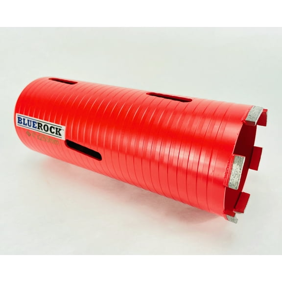 BLUEROCK Tools 4" Diamond DRY TYPE Concrete Coring Bit for core drilling brick cement asphalt stone 5/8" Thread