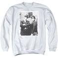thumbnail image 1 of BLUES BROTHERS/BRICK WALL - ADULT CREW SWEAT - White - SM, 1 of 1