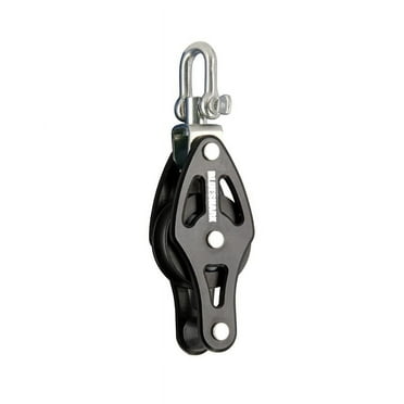 BLUESHARK 28mm Single Swivel Becket Aluminum Sailing Block Choose Quantity (1-Pack) 2103-A