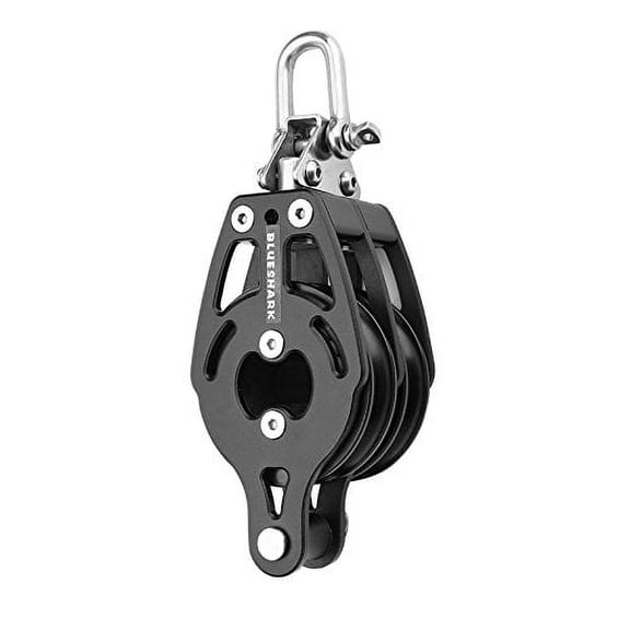 BLUESHARK 57mm Double Fixed Becket Aluminum Sailing Block Choose Quantity (5-Pack) 2314