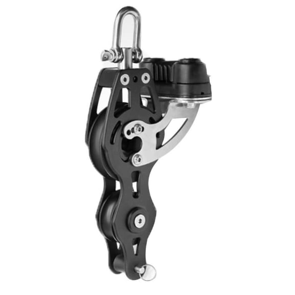 BLUESHARK 57mm Single Fiddle Becket Adjustable Aluminum Cam Block 2320-135