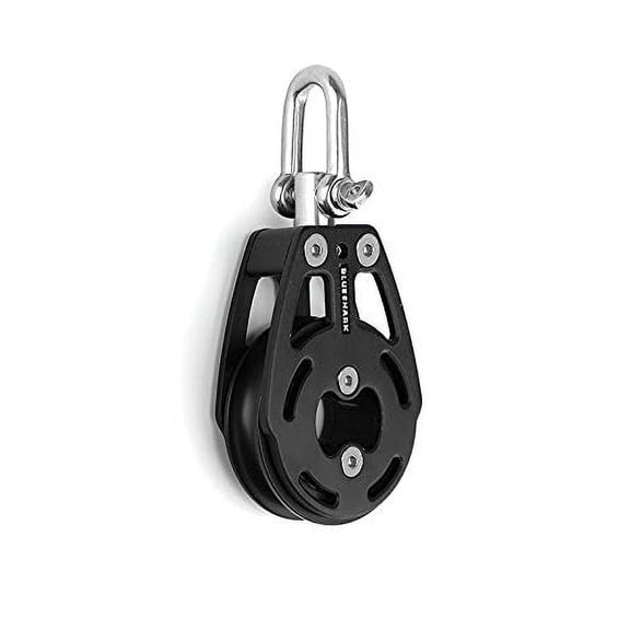 BLUESHARK 57mm Single Swivel Aluminum Sailing Block Choose Quantity (1-Pack) 2310