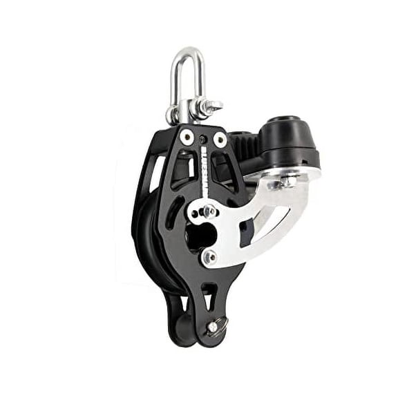 BLUESHARK 57mm Single Swivel Becket Adjustable Cam Aluminum Sailing Block Choose Quantity (10-Pack) 2328