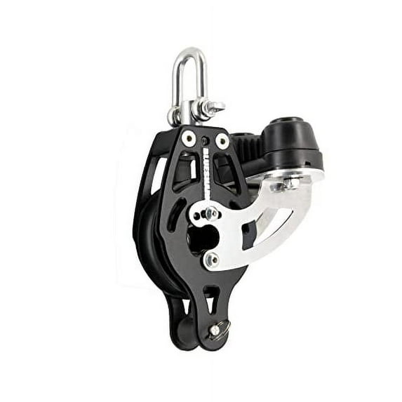 BLUESHARK 57mm Single Swivel Becket Adjustable Cam Aluminum Sailing Block Choose Quantity (2-Pack) 2328