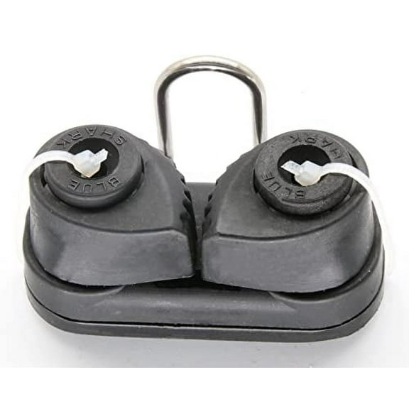 BLUESHARK Sailing Cam Cleat Medium Aluminum with Wire Fairlead (1-Pack) 136