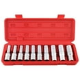 thumbnail image 1 of BLUESON 10PCS 1/2inch Deep Socket Adapter Torx Star Socket Wrench Heads E Type E8-E24, 1 of 8