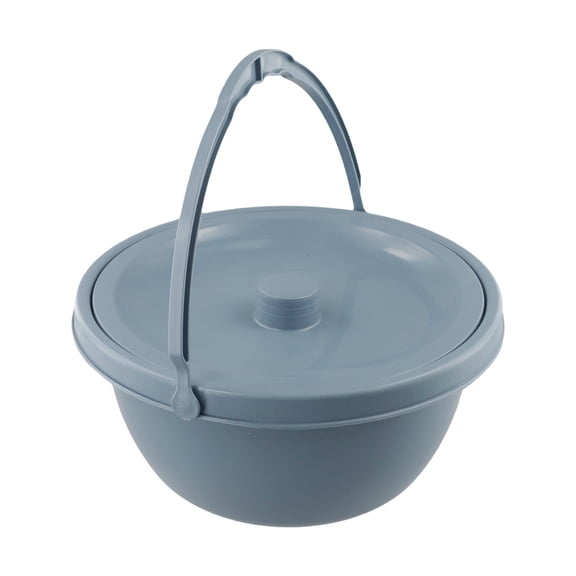 BLUESON 1Pc Portable Urinal Pan Chamber Pot with Lid Chamber Pot Handle Spittoon with