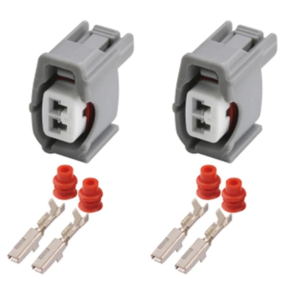 BLUESON 2-Pin Fuel Injector Plug Male Female Waterproof Connector6189-0611 90980-11875 - Walmart.com