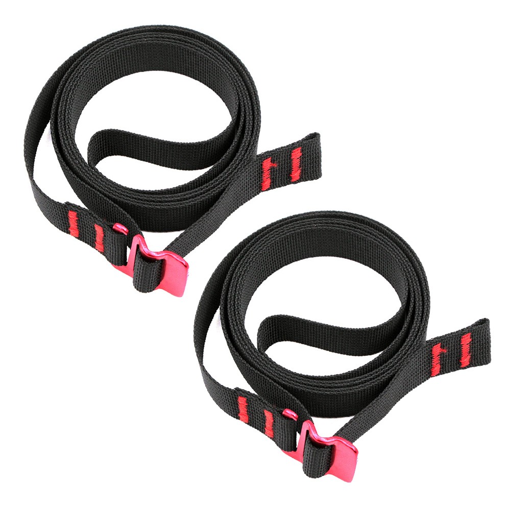 BLUESON 2Pcs Camping Strapping Cord Tape Straps With Quick Release
