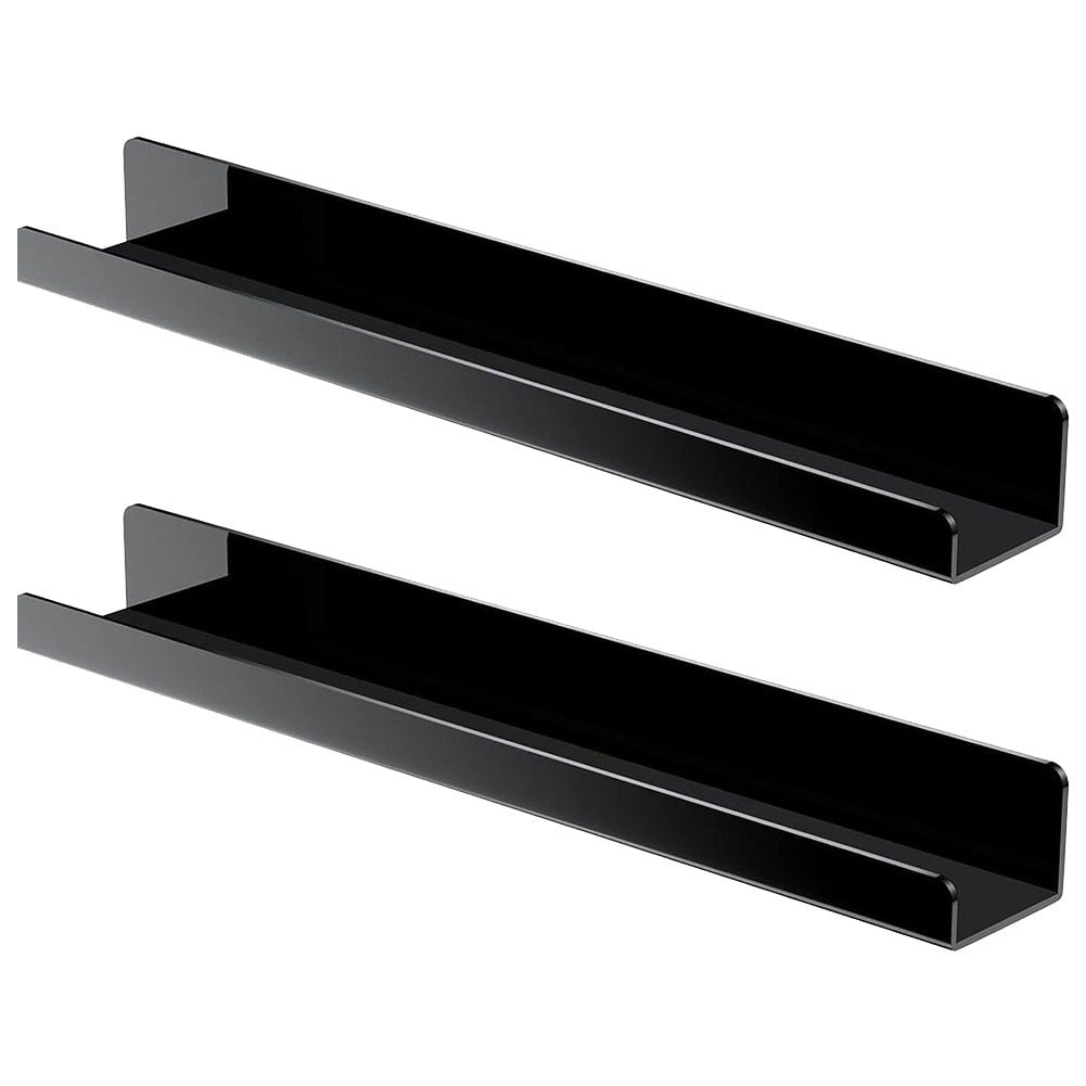 BLUESON 2Pcs Magnetic Acrylic Floating Wall Mounted Storage Rack ...