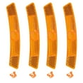 thumbnail image 1 of BLUESON 4Pcs Reflectors Reflectors Front Rear Spoke Reflectors Yellow, 1 of 8