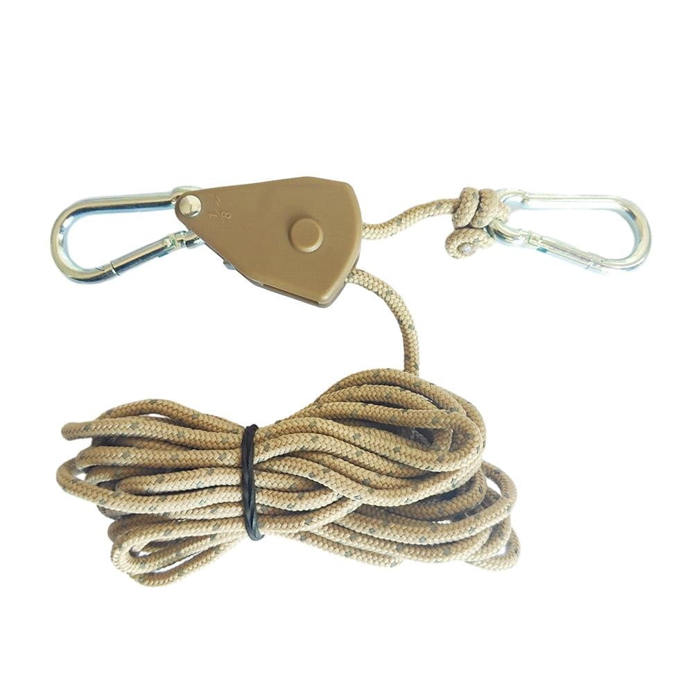 BLUESON 4m/5m Tent pulley Tent Wind Rope Camping Tent Rope Canopy