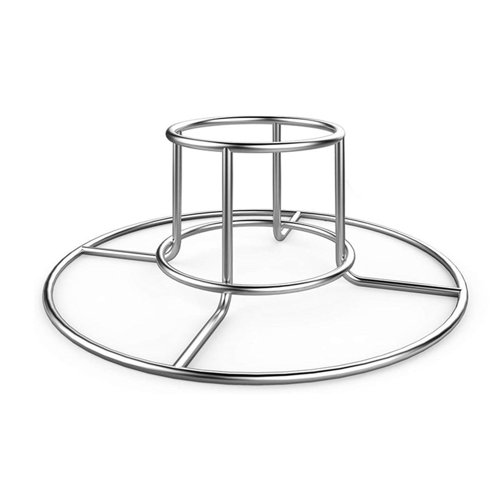 BLUESON Chicken Grill Stand Stainless Steel Bbq Roasting Holder Beer