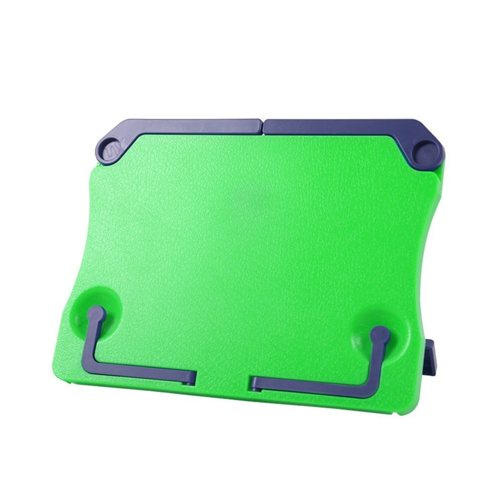 BLUESON Folding Portable Desktop Sheet Music Stand Holder Table Top Cook Book Stand, Green