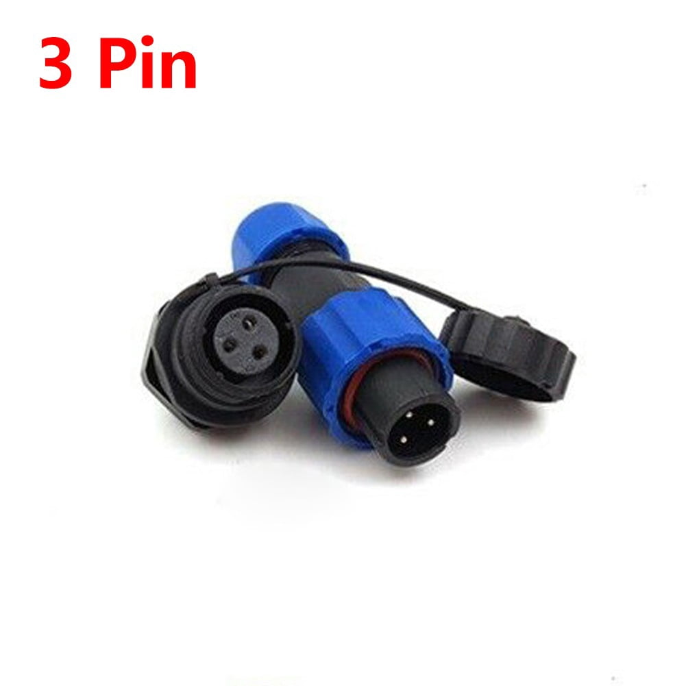 SD20 IP67 Waterproof Connector Plug – Industrial Panel Mount, 2-14 Pin Options