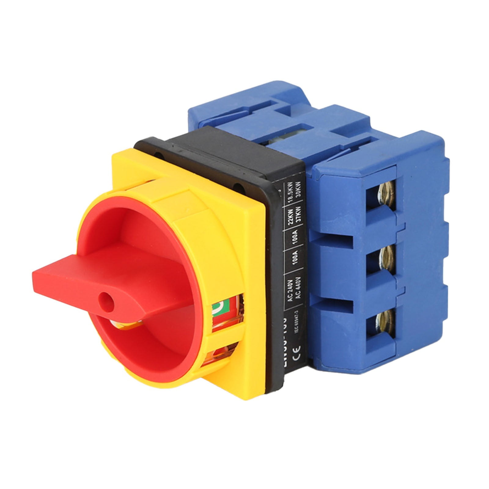 100 Amp Manual Transfer Switch 100A 3 Phase Rotary Selector Switch ...