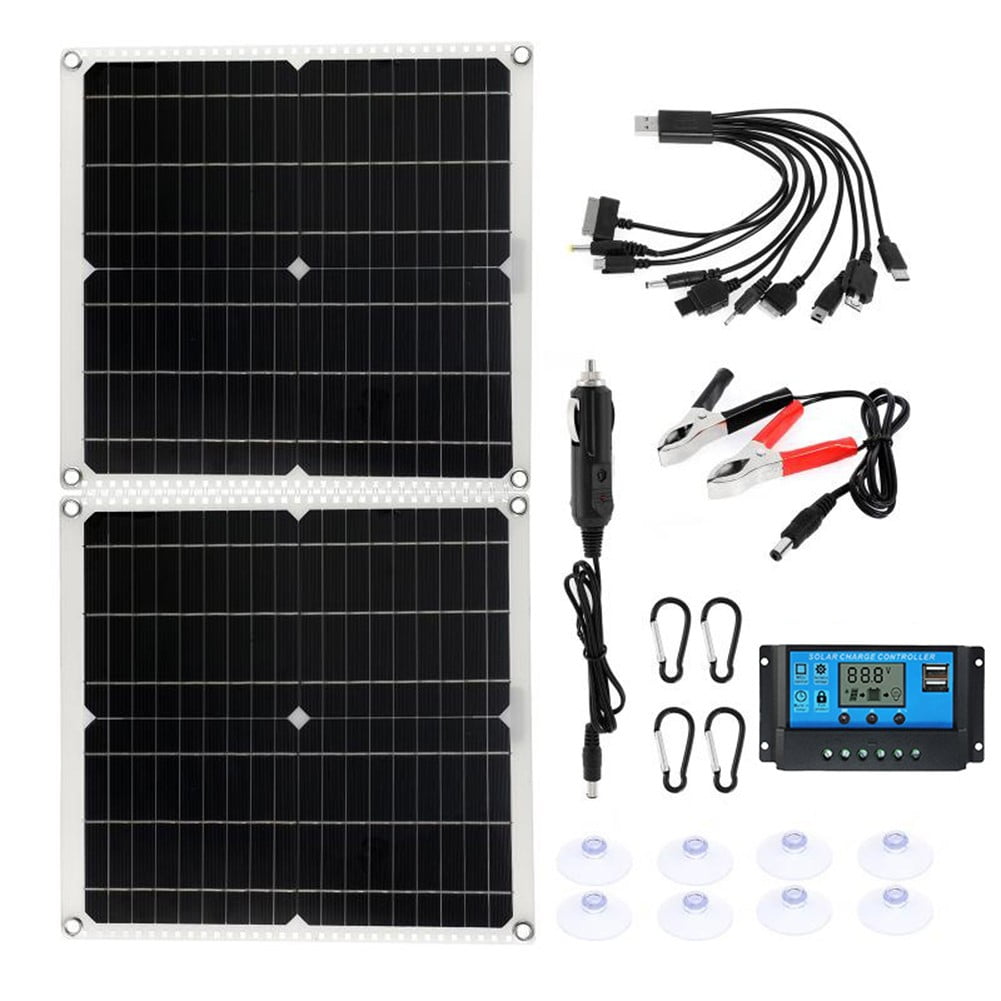 BLUESON Portable Foldable Solar Panel Kit For Car/Caravan/Power Station ...