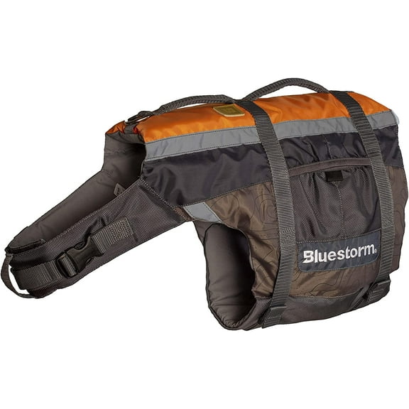 BLUESTORM Advanced Dog Vest with Reflective Stripes/Adjustable Neck Strap | X-Small | Legendary Copper