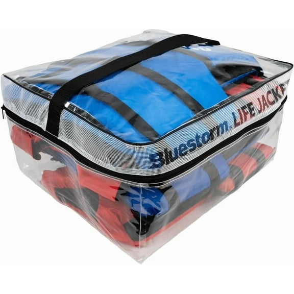 BLUESTORM Universal General Boating Life Jacket for Adults | US Coast Guard (USCG) Approved Type 3 Universal Foam Life Vest Preserver (PFD)