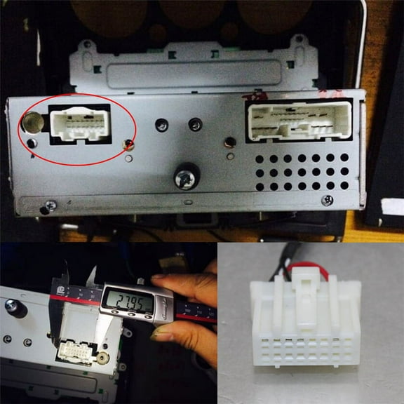 BLUETOOTH AUX Line IN Radio Female Interface For Mazda 2 3 5 6 RX8 MX5 2006-Up