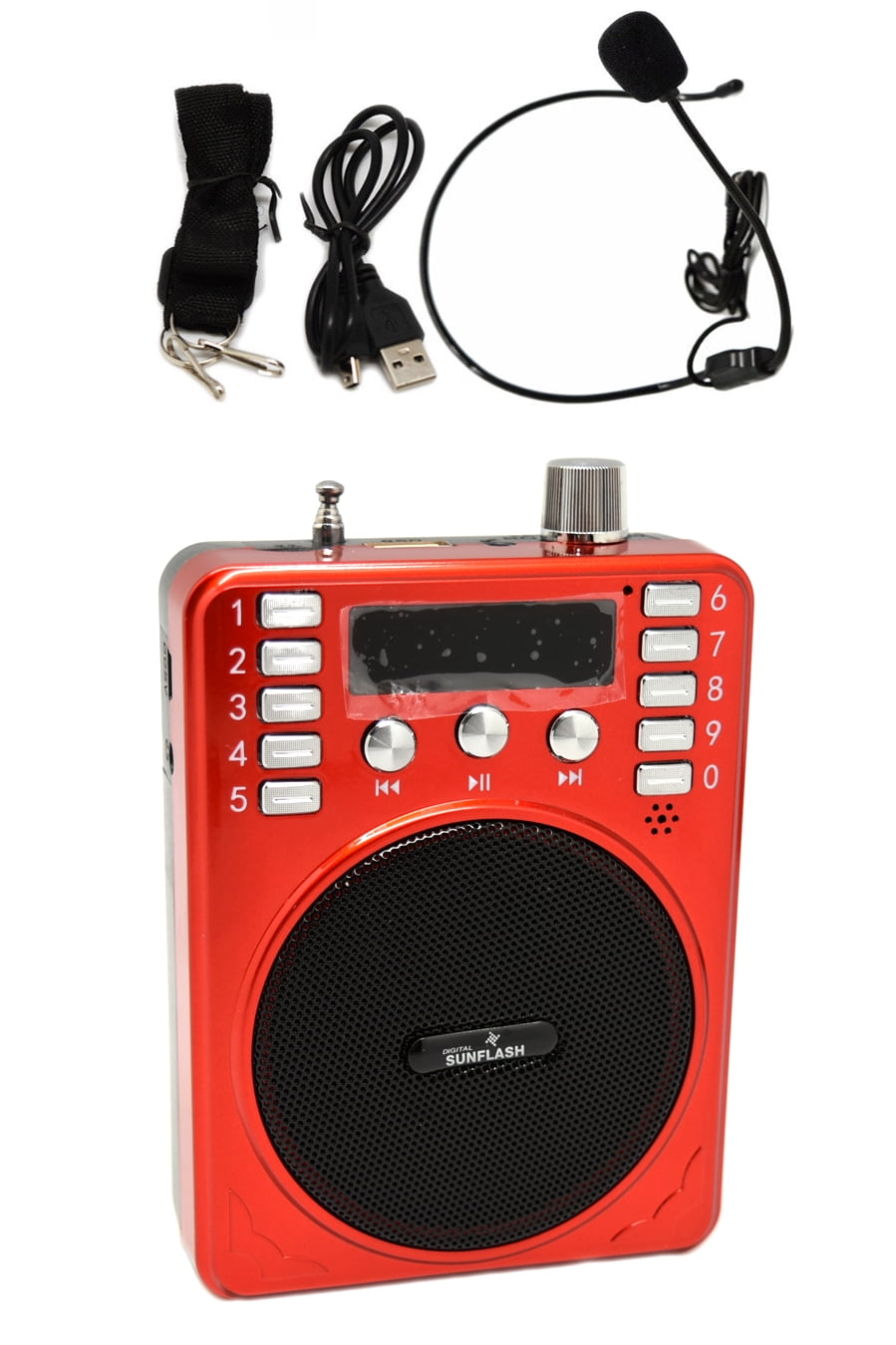 Rechargeable amplifier cheap speaker