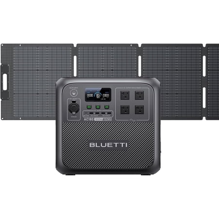 BLUETTI AC180 1152Wh Portable Solar Generator LiFePO4