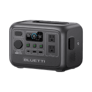 BLUETTI AC2A Portable Solar Generator, 204.8Wh LiFePO4 Power Station With 300W Rated Power (600W Lifting Power) for Camping, Hiking, Home, 0-80% Recharge in 45 Mins