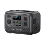 BLUETTI AC2A Portable Solar Generator, 204.8Wh LiFePO4 Power Station With 300W Rated Power (600W Lifting Power) for Camping, Hiking, Home, 0-80% Recharge in 45 Mins