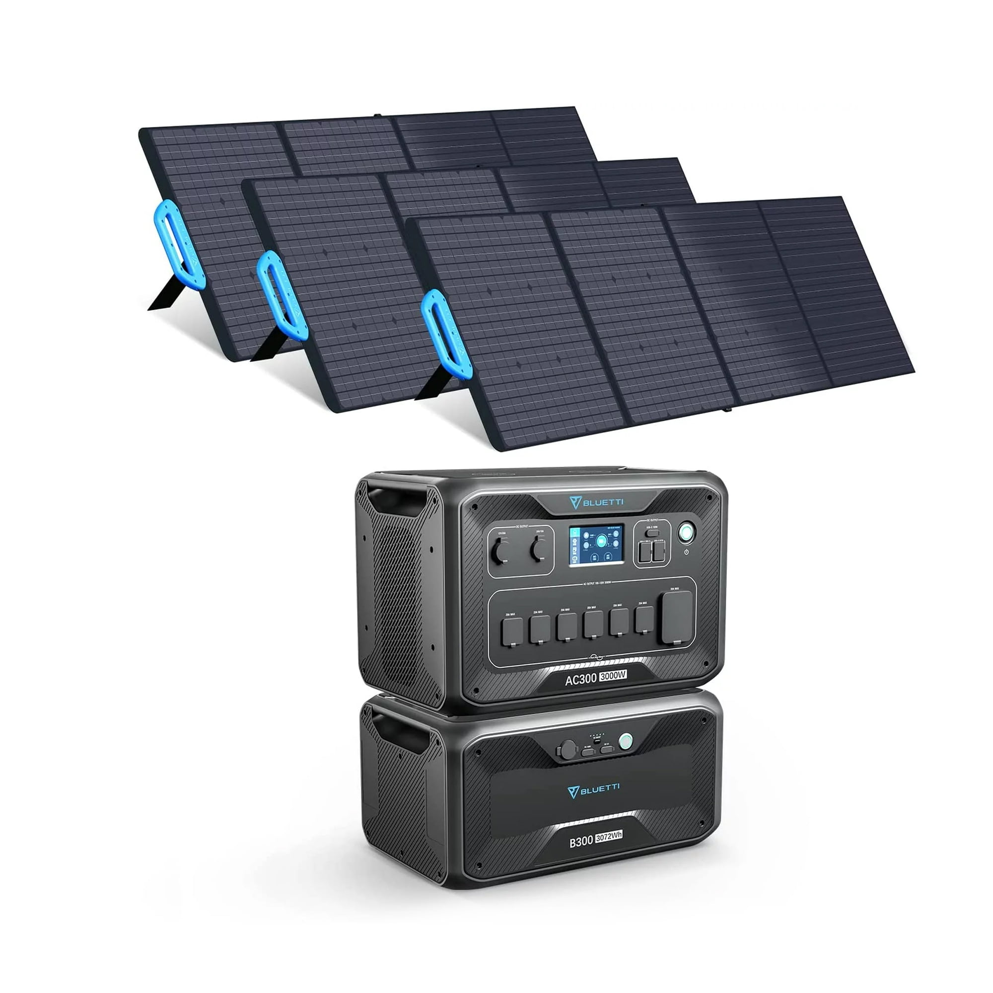 IDEAPLAY SN2200 Portable Power Station - 2000Wh Solar Generator - with 6  110V/2200W AC Outlets