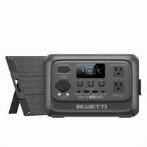BLUETTI Elite 30 V2 Lightweight Portable Power Station, W/100W Solar Panel,288Wh 600W, Solar Generator for Outdoor Use