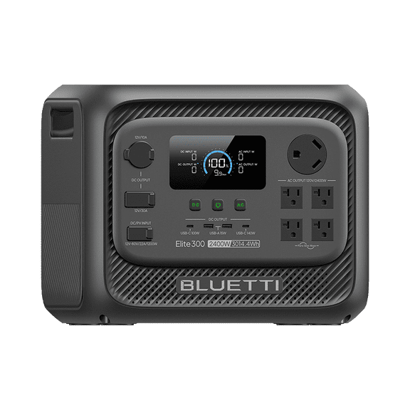 BLUETTI Elite 300 Portable Power Station, 3014Wh, 2,400W