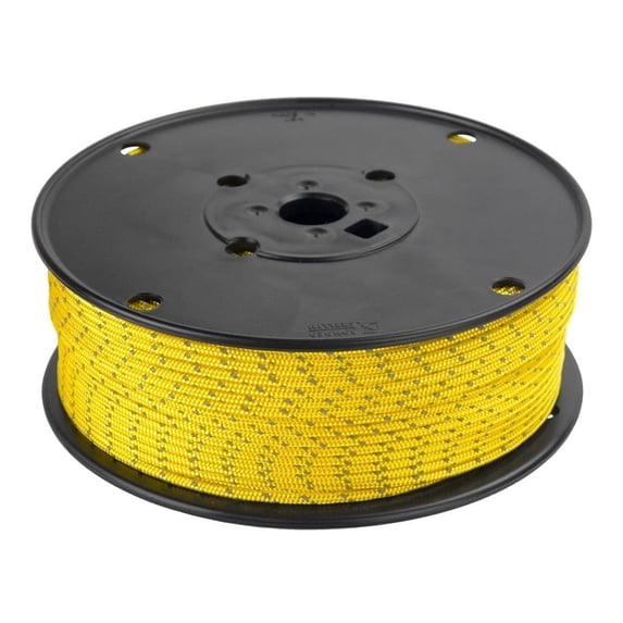 BLUEWATER ROPES 4mm x 40ft Niteline Reflective Yellow Accessory Cord (500233)