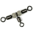 thumbnail image 1 of BLUEWING 3 Way Swivel Fishing Crossline Swivels Glow Beads Fishing Saltwater Stainless 3 Way Rigs Saltwater Freshwater Drifting Trolling Fishing Tackle Connector, 73lbs, 50pcs, 1 of 5