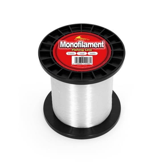 BLUEWING 3000 yd Monofilament Fishing Line 3000 Yard Spool Invisible Thin Diameter Fishing String 3000-yards Mono Fishing Line, 0.3mm 12LB 3000YD, Clear