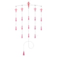thumbnail image 1 of BLUEWING 36in Fishing Spreader Bar Canyon Offshore Spreader Bar with 6in Floating Squids, Trolling Birds and Big Game Trolling Lure for Wahoo Tuna Marlin Mahi Mahi, Pink, 1 of 7