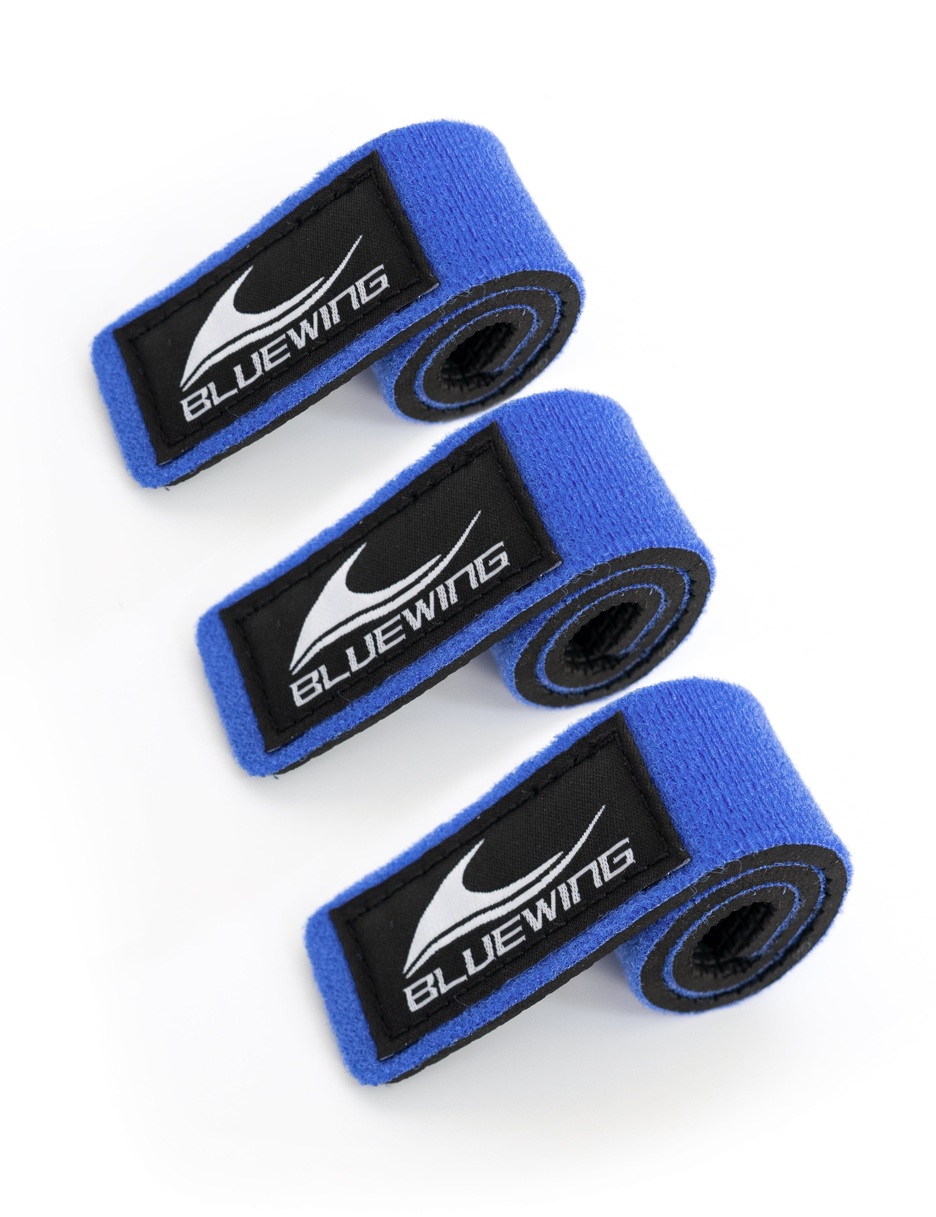 BLUEWING 3pcs Fishing Rod Wraps Stretchy Fishing Pole Straps Jig Wraps