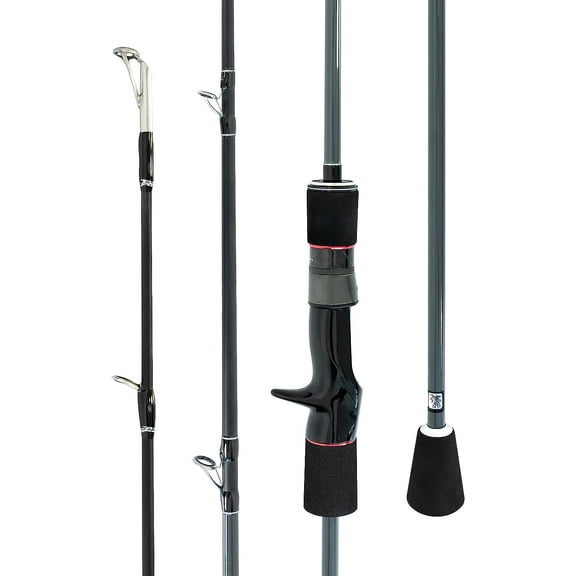 BLUEWING 5'8'' Slow Jigger Fishing Rod 1pc Carbon Fiber Casting Fishing Rods with Anti Corrosion Stainless Steel Guides and Ergonomic Handle