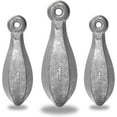 thumbnail image 1 of BLUEWING Bank Sinker 2LB Box Fishing Sinkers Weights Saltwater Streamlined Fishing Sinkers Bullet Lead Fishing Weights, 1oz, 30pack, 1 of 6