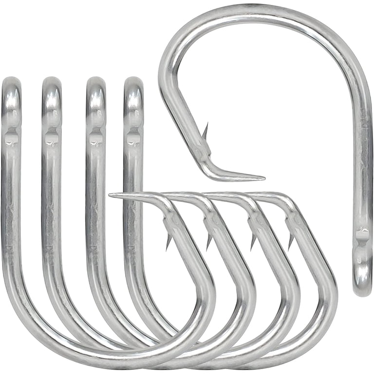 50PCS Circle Hooks Stainless Steel Fishing Hooks Saltwater 3X